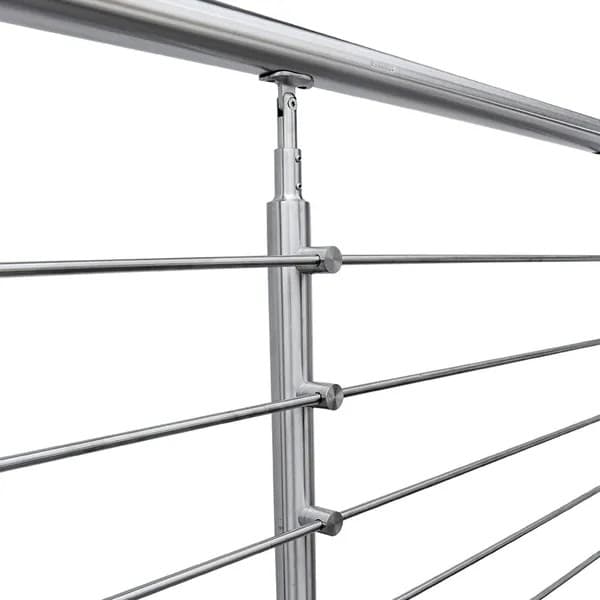 Stainless steel handrail detail