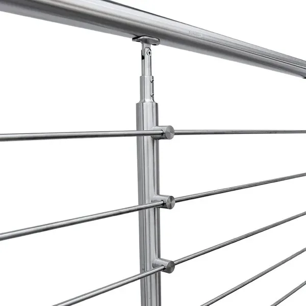Stainless steel handrail detail